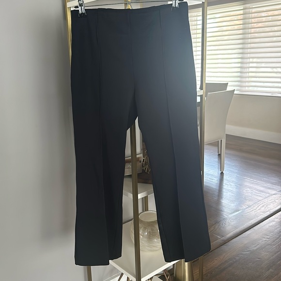 Express, columnist, midrise, black, elastic waist - Picture 1 of 7